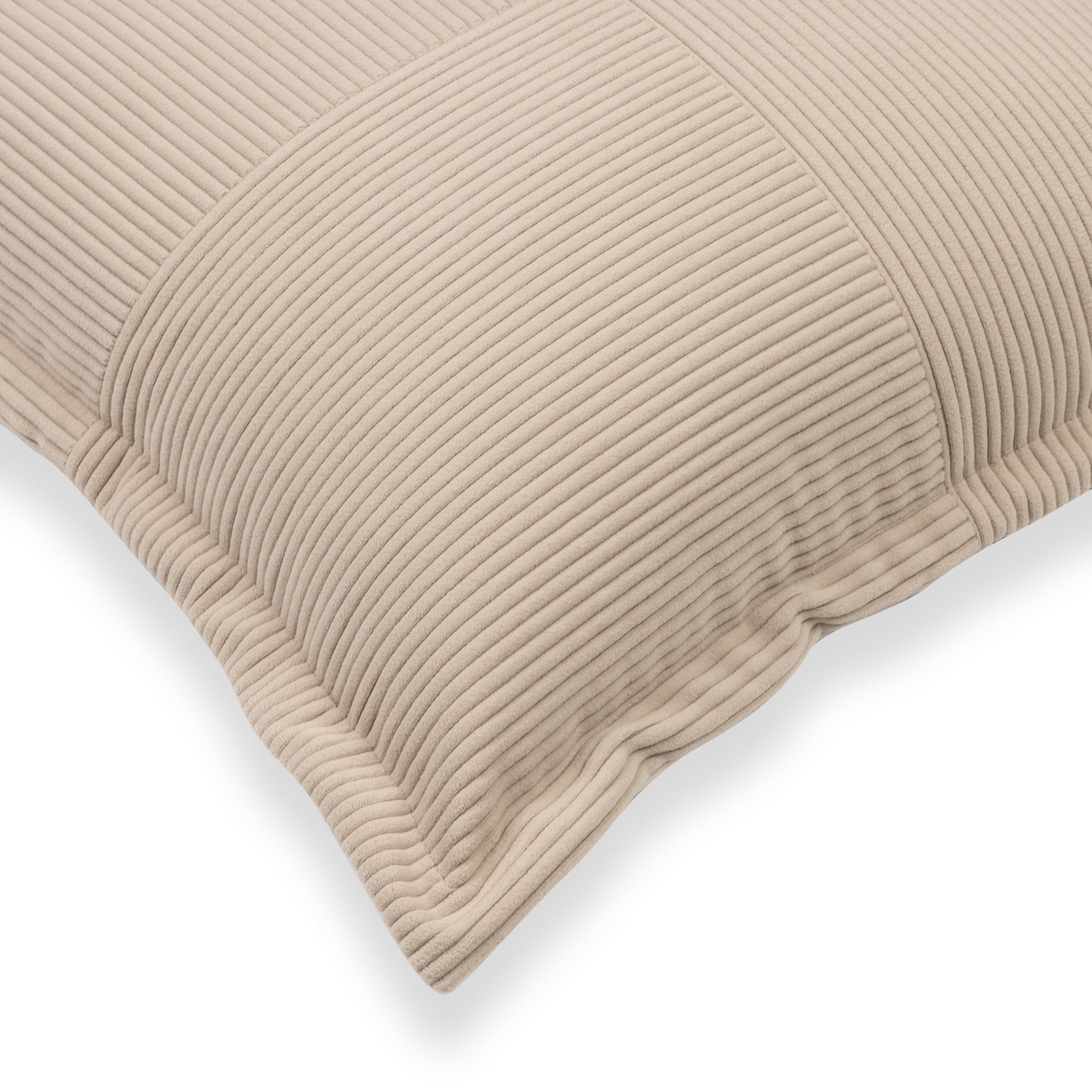 Mainstays Washed Stone Corduroy Velvet Decorative Pillow 18x18