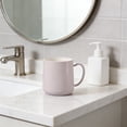 thumbnail image 1 of Plastic Toothbrush Cup - Dormitory Bathroom Washbasin Cup, Thickened No Scale Design, Sleek Easy Clean, Stable Wide Base, Pink, JKODE, 1 of 8