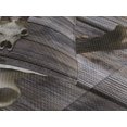 thumbnail image 3 of Ambesonne Deer Quilted Coverlet 3 Pcs, Rustic Antlers on Wood, King Size, Brown Beige, 3 of 4