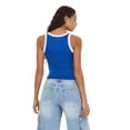 thumbnail image 2 of Forever 21 Women’s Contrast Binding Tank with Screen Graphic, Fitted Sleeveless Retro-Inspired Casual Summer Top, XS-XL, 2 of 6