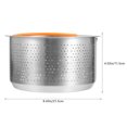 thumbnail image 2 of WRISTBIQUE Metal Food Steamer Basket Round Steaming Rack for Rice Cooker Accessories, 2 of 6