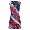 thumbnail image 5 of SZJXBUY Womens Dresses Keyhole 4th of July Summer Dresses for Women 2024 Memorial Day Garden Flag Patriots Sundress Keyhole Neck American Girl Dress, 5 of 5