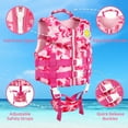 thumbnail image 6 of Gogokids Kids Swim Vest Life Jacket-Toddler Flotation Buoyancy Swimsuit Trainer Vests Swimming Aid Jacket for Boys/Girls Age 1-9 Years,Camouflage Pink, 6 of 8