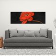 thumbnail image 2 of Fleur de Pétale Rouge - Toile 16"x48 Pouces - Impression sur Demande, 2 of 5