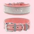 thumbnail image 3 of Collier pour Chien pour Grands Chiens Collier pour Chien avec Strass Collier pour Chien Fille Bling Colliers pour Chiens Moyens Collier en Suède Réglable Collier pour Chien Grand Réfléchissant, 3 of 6