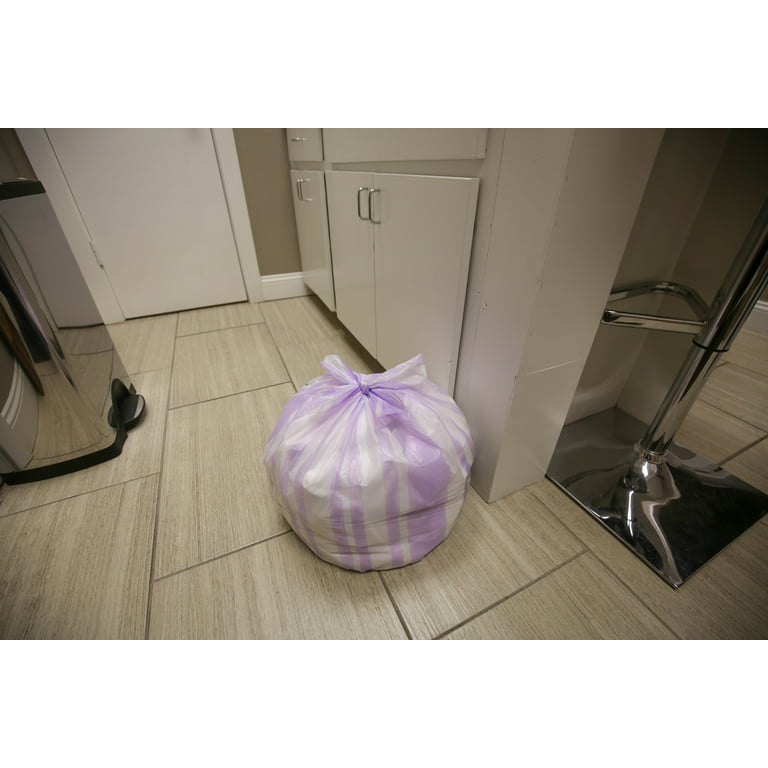 Hero Small Trash Bags, 4 Gallon, 40 Bags (Lemon Scent), Odor Neutralizer,  Flap Ties - DroneUp Delivery