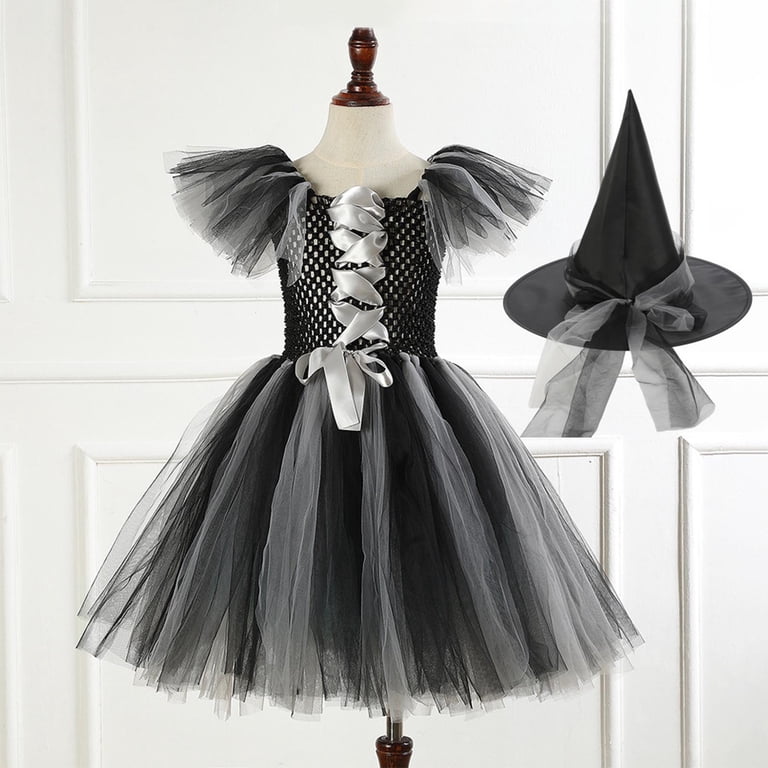 black flowy witch dress Laurie Felt Long Black Whimsigoth Witch Vibes Maxi Dress main image 0