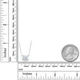 thumbnail image 2 of Gem Stone King 925 Sterling Silver Solitaire Necklace Round Moissanite 7mm, 2 of 4