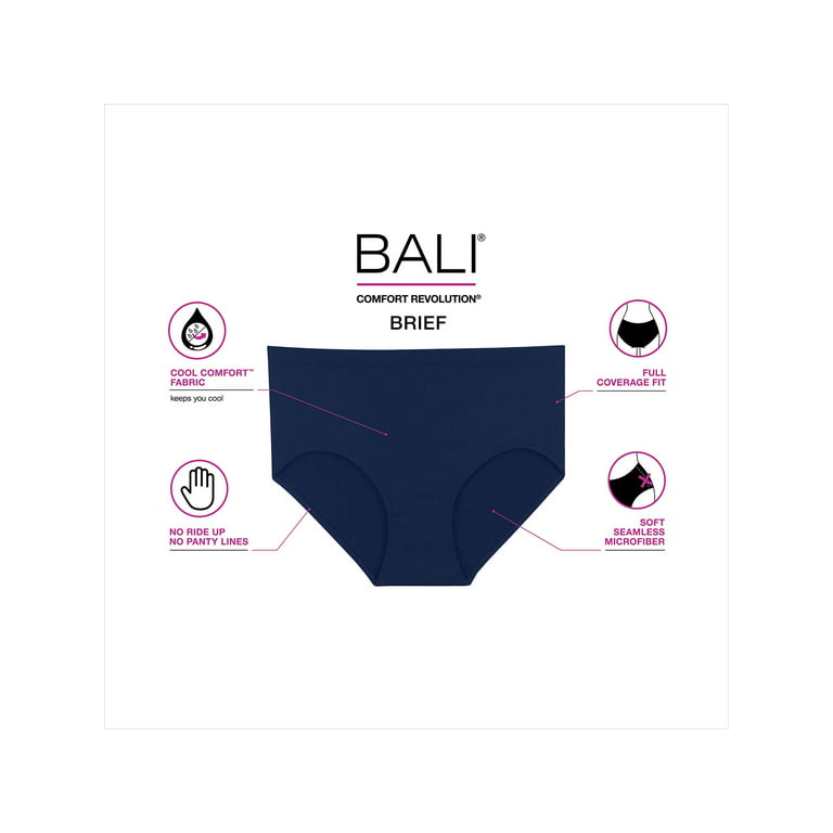 Bali Women's Comfort Revolution Microfiber Brief - 803j 10/11 (3xl/4xl)  Nude : Target