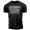 T-Shirt White On Black, variant on Gymish Therapy Session Workout Hoodie for Men, Funny Fitness Graphic Pullover, Gym Hoodie, Military Green, Medium