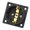 Black gold plated, variant on lanema European Standard Power Socket Panel Gold or Rhodium Plated Copper Panel Mount