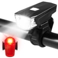 thumbnail image 1 of Amdohai USB Rechargeable Bike Lights for Night Riding Super Bright Front Light and Rear LED Bicycle Light Set Bike Headlight Taillight, 1 of 8