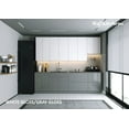 thumbnail image 4 of Kitchen Contemporary Collection Gray & White Gloss Color Base Size 9.5Ft Wide, 4 of 6