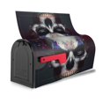 thumbnail image 3 of Yiaed Modern Abstract Colorful Skull C Print Mailbox Covers, Magnetic Mailbox Cover, Mail Box Covers for Garden Outdoor Decor Box Covers-21x18 in, 3 of 8