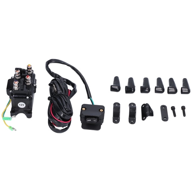 Interruptor De Relé De Solenoide De Cabrestante, Relé De Solenoide De Cabrestante De 12 V, Relé De Solenoide De Cabrestante De 12 V 250 A Para Cabrestantes ATV/UTV Para ATV UTV Anggrek EF1013