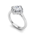 thumbnail image 2 of Eloya Jewel 1.6 Ct Round Cut Moissanite Engagement Ring - Timeless Solitaire Design with Lab-Created Stone - Crafted in 14K White Gold Plated Setting - Ideal for Engagement and Special Celebrations, 2 of 3