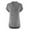 Grey, variant on QASIEATN Summer Fashion Comfortable Cotton Short Sleeved T Shirt for Women Relased Fit Solid V Neck Blouses Women's Business Casual Tops Resort Wear