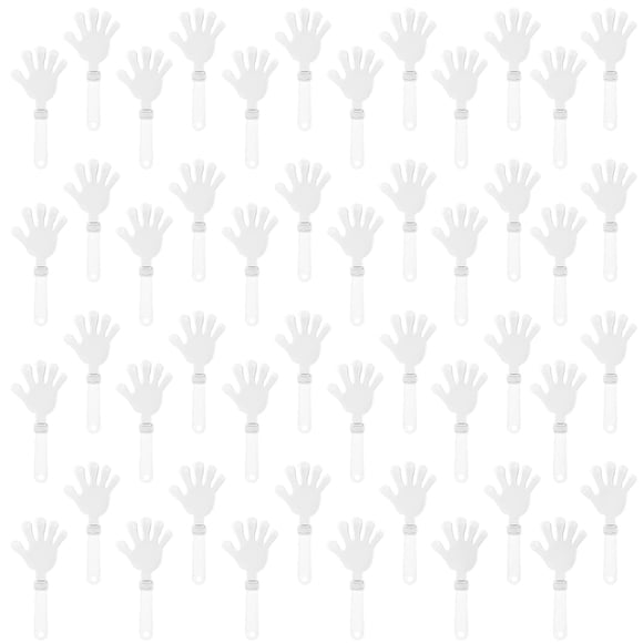 Baquetones ZCYSRLQIN, 48 unidades, de plástico blanco, 19 cm, para fiestas