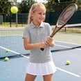 thumbnail image 6 of TFEOQRY Boys Collared Shirt with Chest Pocket Solid Color Short Sleeve Preppy Back to School Uniform Pique Shirt, 6 of 8