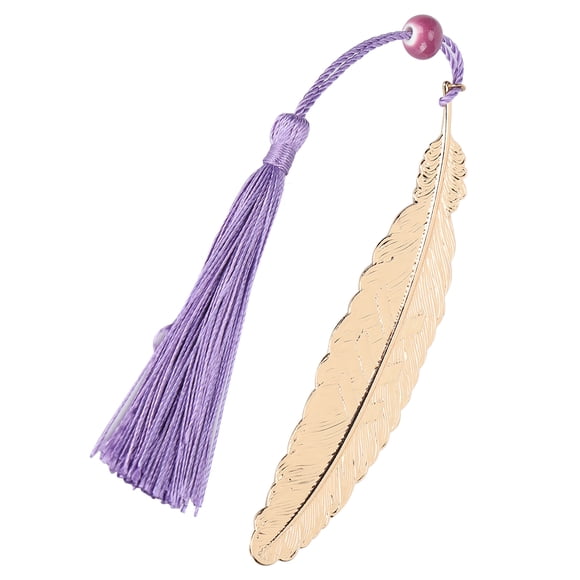 Marcadores con forma de pluma, marcadores de metal con forma de pluma, marcadores de plumas, adornos, marcadores de metal con forma de pluma creados con maestría