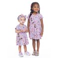 thumbnail image 2 of Disney Princess Toddler Girl Allover Print Dress with Short Sleeves, Sizes 12M-5T, 2 of 4