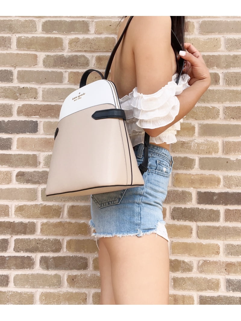 Kate Spade New York Staci Dome Top Zip Backpack Warm Beige  display picture 1