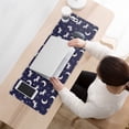 thumbnail image 3 of Long Mouse Pads for Desk,Dark Blue Cartoon Unicorn Moon Star Desk Mats on Top Of Desks, Desk Mouse Pad Extra Large with 3mm Non-Slip Base and Stitched Edge for Gaming,Work,Home 31.5"x11.8", 3 of 5