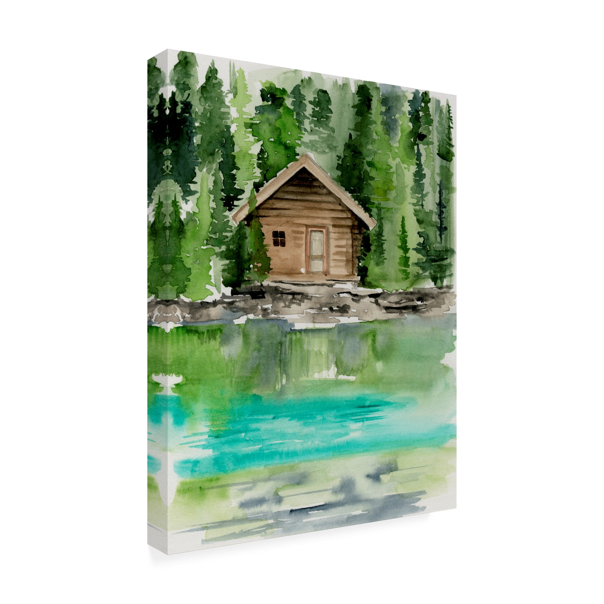 Trademark Fine Art 'Lake Views II' Canvas Art by Jennifer Paxton Parker