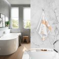 thumbnail image 2 of Yayeee 100% Cotton Hand Towels for Bathroom 16" x 28" Soft Absorbent Kitchen Towel, White Seahorse, 2 of 7