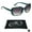 Cheetah Blue, variant on proSPORT Bifocal Women Reading Sunglass Oversized Reader Black Frame