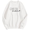 thumbnail image 3 of Hoodies For Women Cheer Mom Graphic Crewneck Long Sleeve Casual Basic Pullover Fleece Fashion Pullover For Everyday Wear Oversized Sweatshirt, 3 of 3