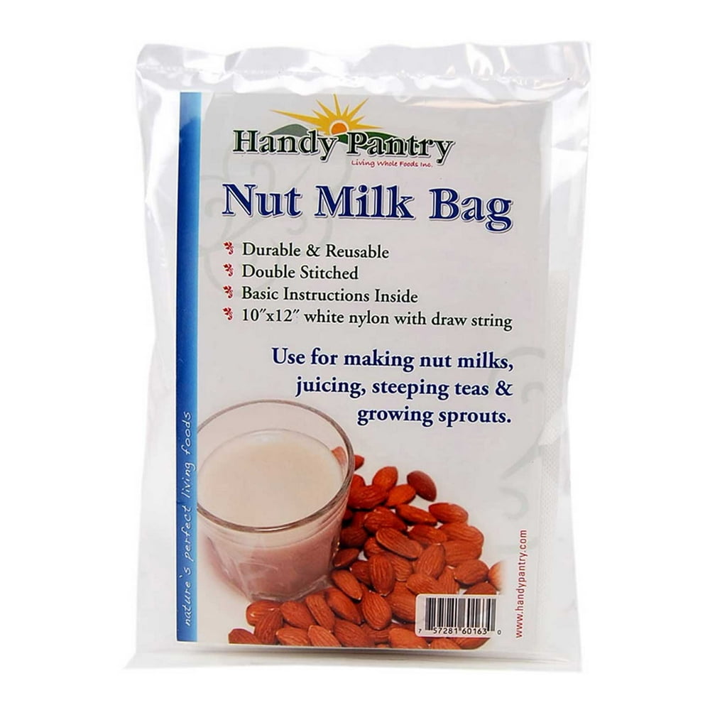 Vegan Nut Milk Bag Large Sack 10" x 12" Reusable Make Almond