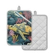 thumbnail image 2 of Green Sea Turtle in The Sea Oven Mitts Pot Holders 2 pcs Heat Resistant for Kitchen Baking Grilling, 2 of 7