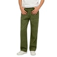 thumbnail image 2 of WPPGONE Linen Pants Teen Boy Elastic Waisted Drawstring Straight Leg Comfortable Bottoms Kids Summer Casual Daily Trousers with Pockets, 2 of 6