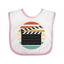Inktastic Movie Film Clapboard Boys or Girls Baby Bib