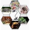 thumbnail image 4 of Lámpara de reptiles con calefacción para tortugas con base larga giratoria de 360 grados para reptiles y anfibios, 4 of 5