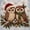 Owls, variant on DIY Christmas Pearl Diamond Painting Art Kit with Frame, Home Wall Decor Art Craft Kit, Holiday Christmas Wall Decor, Handmade Home Decoration Gift