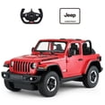 thumbnail image 2 of JEEP Wrangler Rubicon-coche teledirigido a escala 1:14, vehículo teledirigido controlado por Radio, máquina de juguete para niños y adultos Fivean unisex, 2 of 2