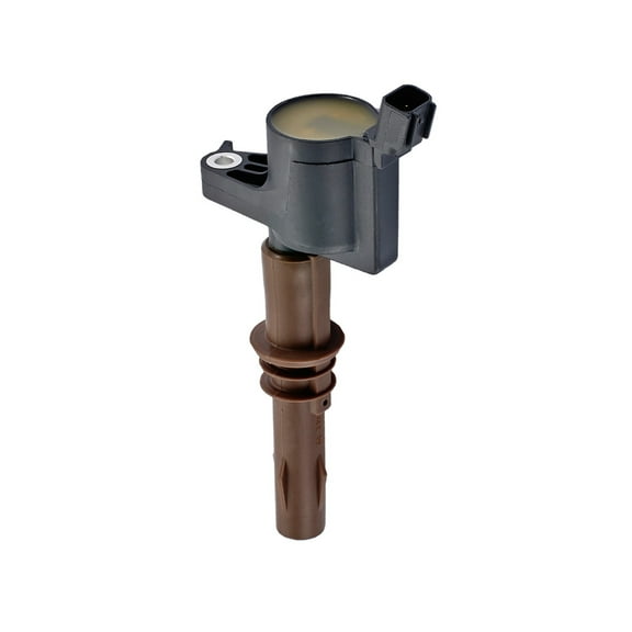 New Ignition Coil with Brown Boot Compatible with 2009-2010 Ford F-150 5.4L V8 Replacement for FD509 DG521