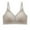 Gray, variant on Women's Bras Plus Size, Women's Solid Lace Patch Seamless Wireless Padded Push Up Underwear Bra Gray, M