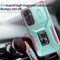 thumbnail image 3 of Funda para GANGXUN Samsung Galaxy A55 5G - Soporte metálico, Función magnética, Verde, 3 of 5