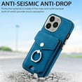 thumbnail image 5 of SaniMore for iPhone 14 Pro (6.1" 2022) Wallet Case,Back Flip Cash Pocket 360° Rotating Metal Holder Kickstand PU Leather Shockproof TPU Card Slots Magnetic Car Mount Wear-resistant Shell ,Blue, 5 of 12