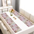 thumbnail image 2 of Pioneer Flower Floral Print Pattern Summer Placemats Table Placemats Set Of 6-Linen Kitchen Washable Placemats Table Mats 12x18 Inch Non-Slip Heat Resistant, 2 of 5