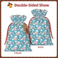 thumbnail image 2 of Cauagu Panda Flying in the Sky Pattern Christmas Gift Bag,Drawstring Xmas Gift Bags Holiday Gift Wrapping Gift Pouch with Tag Holiday Gift Bags Party Favor Bags,1PCS-Medium, 2 of 9