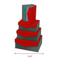 thumbnail image 3 of Rect. Nesting Flip Lid Boxes (Gift Bow) (Set Of 4), 3 of 3