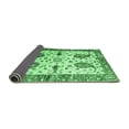 thumbnail image 2 of Ahgly Company Indoor Square Persian Emerald Green Traditional Area Rugs, 7' Square, 2 of 4