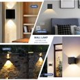 thumbnail image 3 of BOYIR Iluminación de pared de 12W para uso interior/exterior con detector de movimiento, aplique de pared impermeable IP 65 Aplique de salón LED con ángulo de haz ajustable, exterior 3000K blanco, 3 of 5