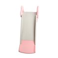 thumbnail image 4 of Tobogán para niños pequeños, plegable, de plástico, estructura estable, protección fiable, tobogán para niños, color rosa, 4 of 12