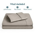 thumbnail image 3 of Bare Home Premium 1800 Collection 3-Piece Bed Sheet Set, Twin-XL, Khaki, 3 of 11