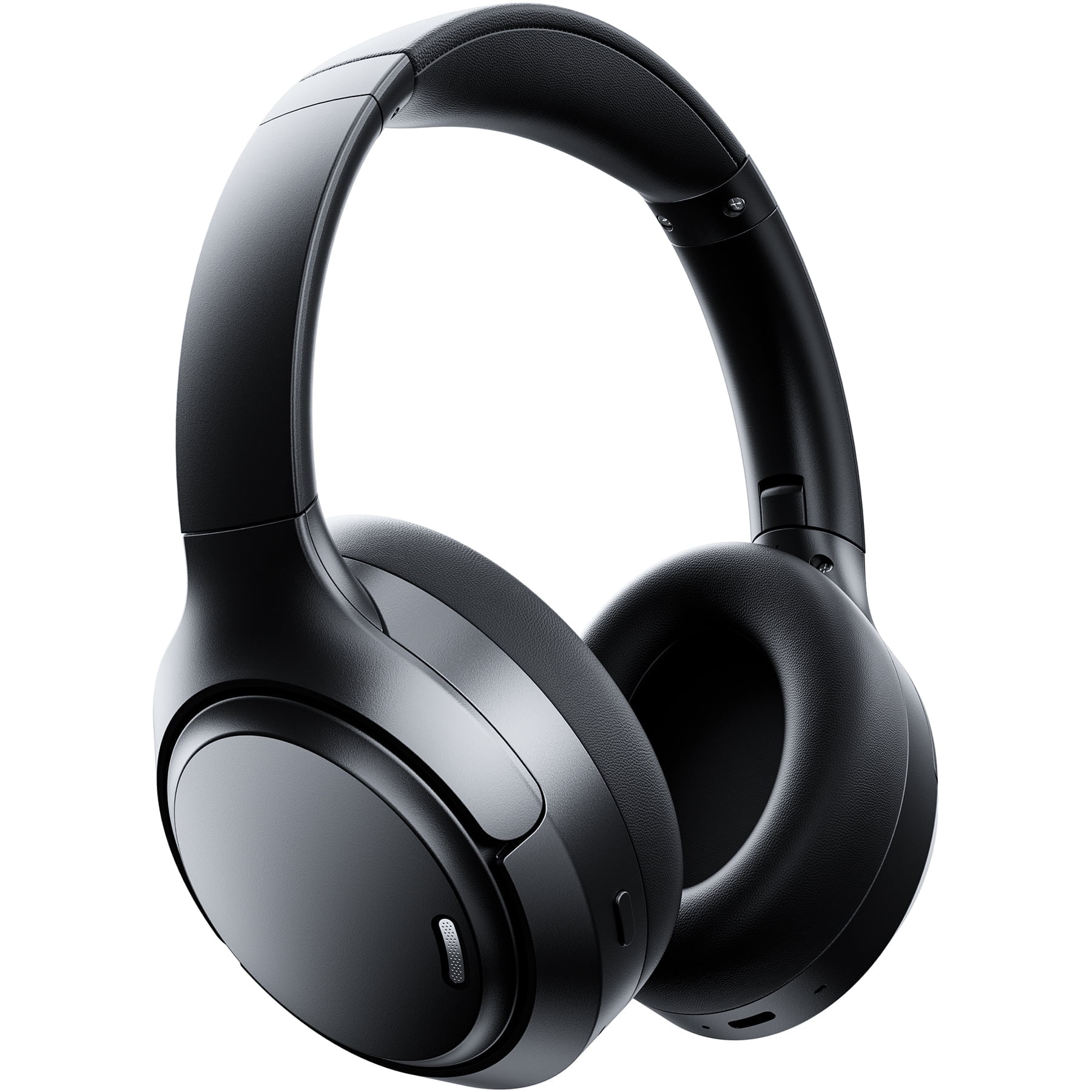 Hybrid Active Noise Cancelling Headphones Wireless Bluetooth Over Ear - 50dB ANC, 120H Playback, 6-MIC ENC Clear Calls, Hi-Res 360° Spatial Audio, Foldable Comfort for Travel Office